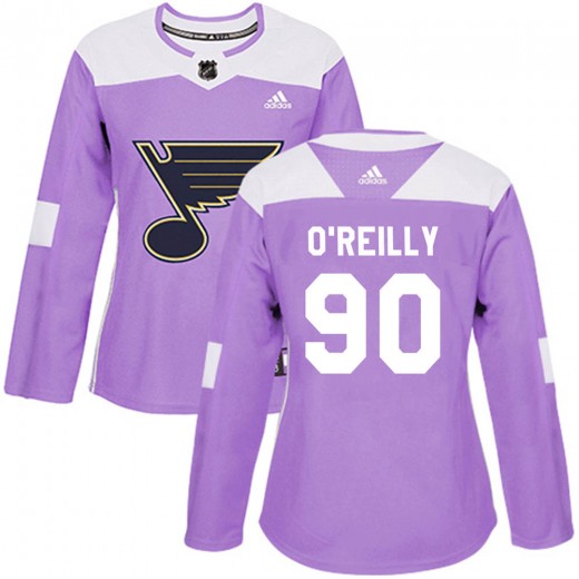 St. Louis Blues adidas Hockey Fights Cancer Custom Practice Jersey